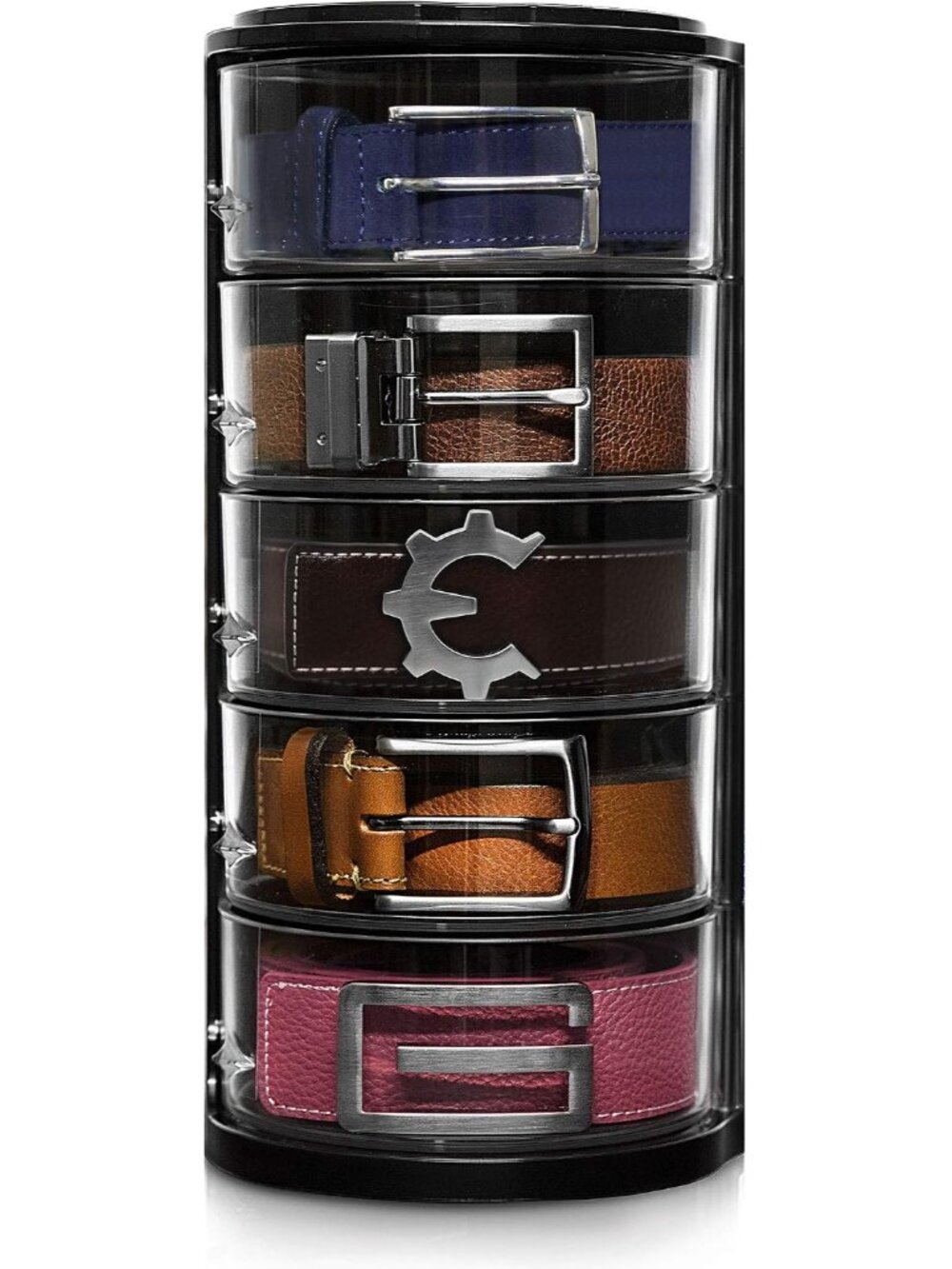 Acrylic Belt Organizer & Holder for Closet, Storage & Container